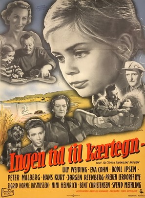 Ingen tid til k&aelig;rtegn - Danish Movie Poster (thumbnail)