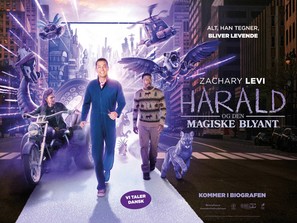 Harold and the Purple Crayon - Danish Movie Poster (thumbnail)