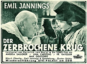 Der zerbrochene Krug - German poster (thumbnail)