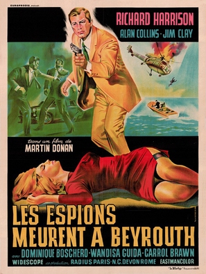 Le spie uccidono a Beirut - French Movie Poster (thumbnail)