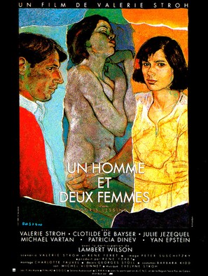 Un homme et deux femmes - French Movie Poster (thumbnail)