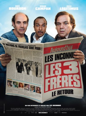 Les trois fr&egrave;res, le retour - French Movie Poster (thumbnail)