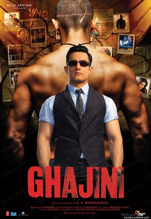 Ghajini - Indian Movie Poster (thumbnail)