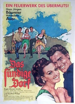 Das s&uuml;ndige Dorf - German Movie Poster (thumbnail)