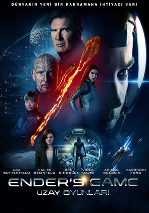 Ender&#039;s Game - Turkish DVD movie cover (thumbnail)