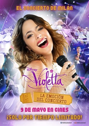 Violetta: La emoci&oacute;n del concierto - Spanish Movie Poster (thumbnail)