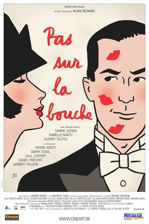 Pas sur la bouche - Belgian Movie Poster (thumbnail)