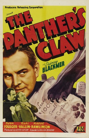 The Panther&#039;s Claw - Movie Poster (thumbnail)
