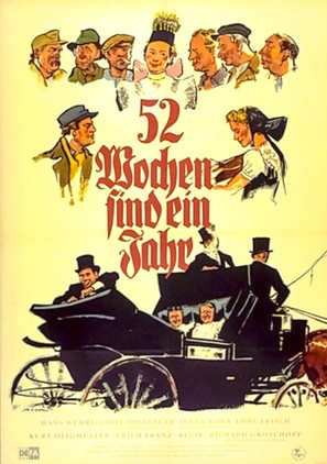 52 Wochen sind ein Jahr - German Movie Poster (thumbnail)