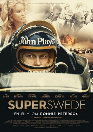 Superswede: En Film Om Ronnie Peterson - Swedish Movie Poster (thumbnail)