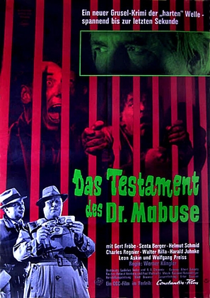 Das Testament des Dr. Mabuse - German Movie Poster (thumbnail)