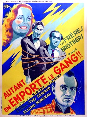 Autant en emporte le gang - French Movie Poster (thumbnail)