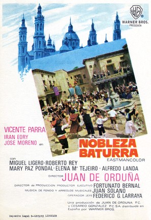 Nobleza baturra - Spanish Movie Poster (thumbnail)