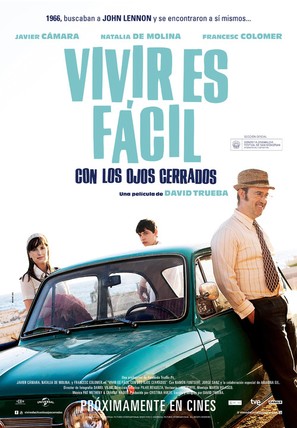 Vivir es f&aacute;cil con los ojos cerrados - Spanish Movie Poster (thumbnail)