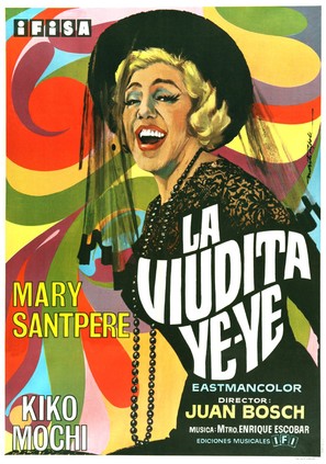 La viudita ye-y&eacute; - Spanish Movie Poster (thumbnail)