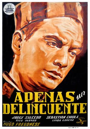 Apenas un delincuente - Spanish Movie Poster (thumbnail)
