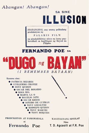 Dugo at bayan - Philippine Movie Poster (thumbnail)