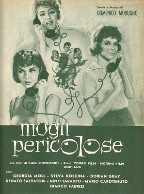 Mogli pericolose - Italian Movie Poster (thumbnail)