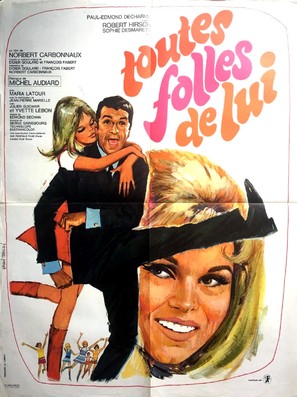 Toutes folles de lui - French Movie Poster (thumbnail)