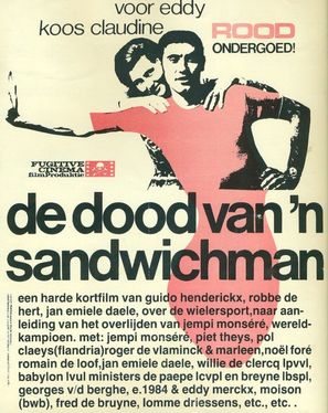 Dood van een sandwichman - Belgian Movie Poster (thumbnail)