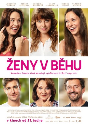 Zeny v behu - Czech Movie Poster (thumbnail)