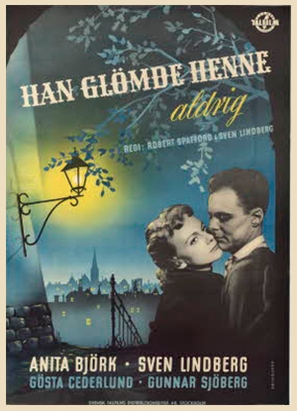 Han gl&ouml;mde henne aldrig - Swedish Movie Poster (thumbnail)