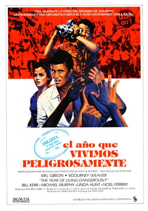 The Year of Living Dangerously - Spanish Movie Poster (thumbnail)