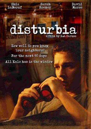 Disturbia - DVD movie cover (thumbnail)
