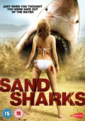 Sand Sharks - British DVD movie cover (thumbnail)