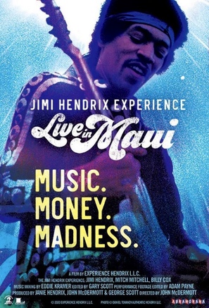 Music, Money, Madness... Jimi Hendrix in Maui - British Movie Poster (thumbnail)