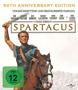 Spartacus - German Blu-Ray movie cover (thumbnail)