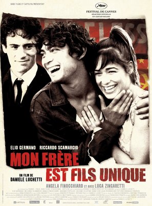 Mio fratello &eacute; figlio unico - French Movie Poster (thumbnail)