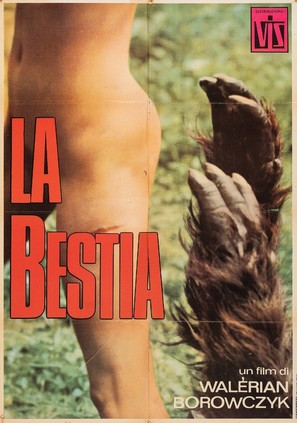 La b&ecirc;te - Italian Movie Poster (thumbnail)