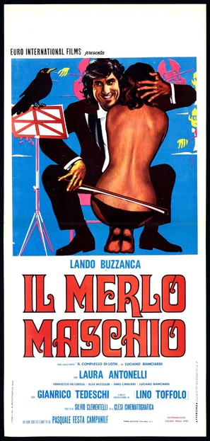 Il merlo maschio - Italian Movie Poster (thumbnail)