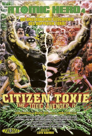 Citizen Toxie: The Toxic Avenger IV - German Movie Poster (thumbnail)