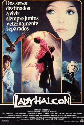 Ladyhawke - Spanish Movie Poster (thumbnail)