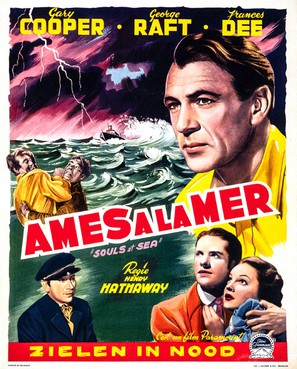 Souls at Sea - Belgian Movie Poster (thumbnail)