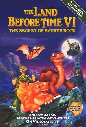The Land Before Time VI: The Secret of Saurus Rock - Video release movie poster (thumbnail)