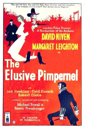 The Elusive Pimpernel - British Movie Poster (thumbnail)