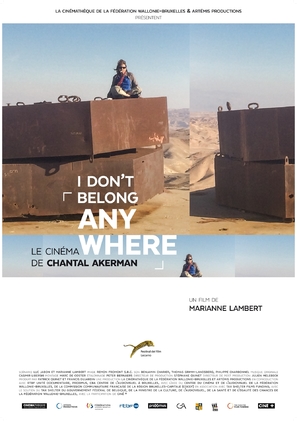 I Don&#039;t Belong Anywhere: The Cinema of Chantal Akerman - Belgian Movie Poster (thumbnail)