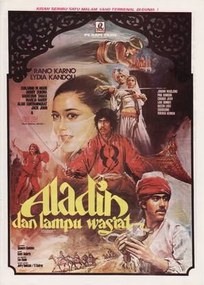 Aladin dan lampu wasiat - Indonesian Movie Poster (thumbnail)