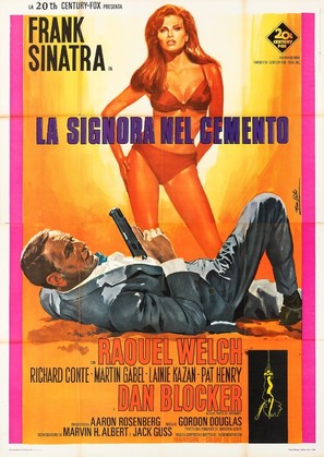 Lady in Cement - Italian Movie Poster (thumbnail)