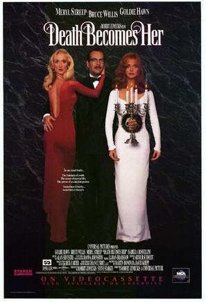 Death Becomes Her - Video release movie poster (thumbnail)