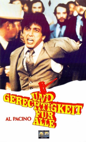 ...And Justice for All - German VHS movie cover (thumbnail)