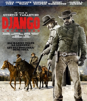 Django Unchained - Italian Blu-Ray movie cover (thumbnail)