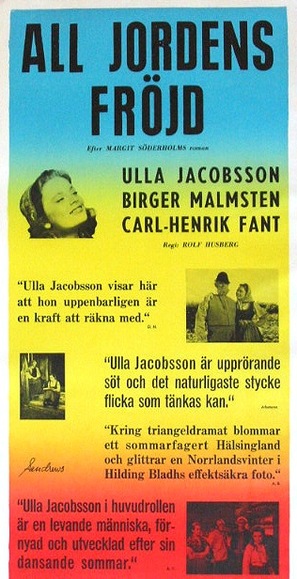 All jordens fr&ouml;jd - Swedish Movie Poster (thumbnail)