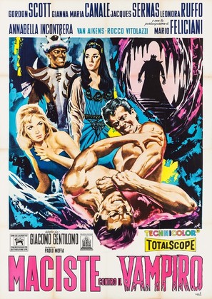 Maciste contro il vampiro - Italian Movie Poster (thumbnail)