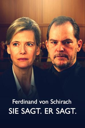 Sie sagt. Er sagt. - German Movie Poster (thumbnail)
