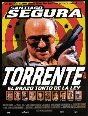 Torrente, el brazo tonto de la ley - Spanish Movie Poster (thumbnail)