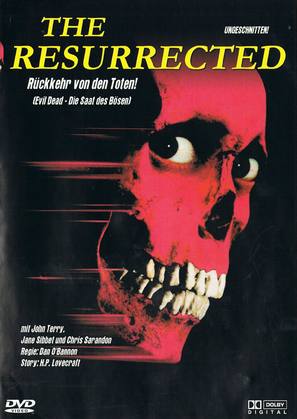 The Resurrected - German DVD movie cover (thumbnail)